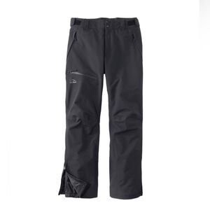 L.L.Bean Black Wildcat Waterproof Insulated Ski Snow Pants